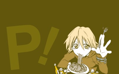 Anime flcl haruka noodles food eating simple CCG Gaming Mat Desk
