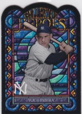 YOGI BERRA Die-Cut 2013 TOPPS GALLERY OF HEROES Baseball Card $$ YANKEES RARE!