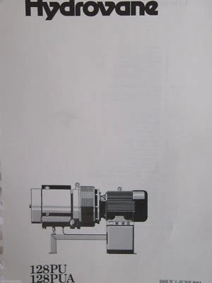Hydrovane 128 PU & PUA Service & Repair / Workshop Manual, Will send via Email