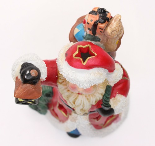 Portacandela Babbo Natale in ceramica include 5 luci da tè - Foto 12 di 12