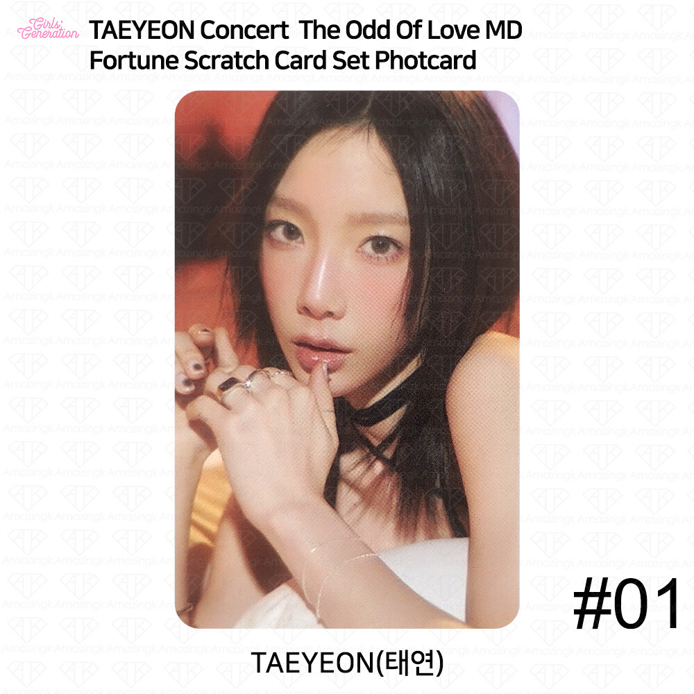 Taeyeon SNSD Official Photocard Concert The ODD Of LOVE With