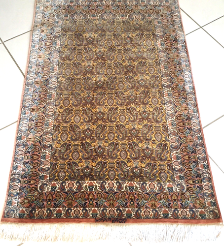 Anke Drechsel Cushion Unikat Meisterstück Embroidered Cashmir Kissen Braun Gold - Bild 6 von 11