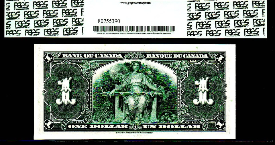 CANADA BC-21d $1 1937 PCGS 65PPQ “KING GEORGE VI” Bank of Canada - Image 2 of 4