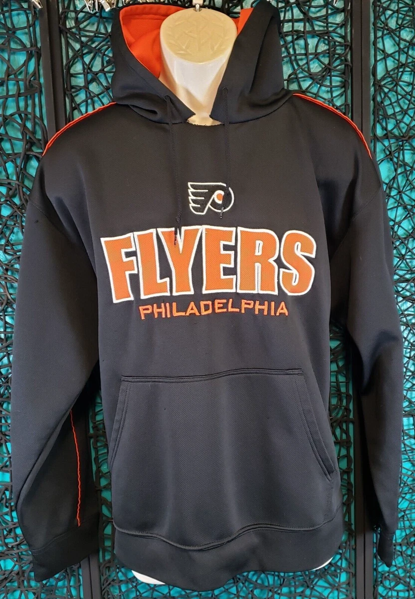 NHL Sweat à capuche Philadelphia Flyers Homme (Noir/Orange