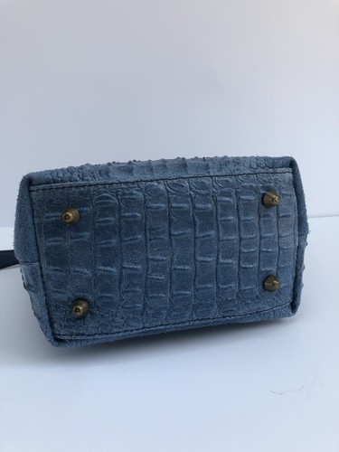 BORSE IN PELLE Genuine Leather Made in Italy Convertible Purse - Picture 11 of 16