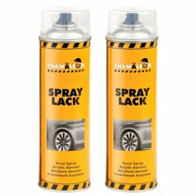1K Autolack Klarlack Matt 2x 500ml Spray Sprühlack Kratzfest Acryllack Chamäleon - Bild 1 von 3