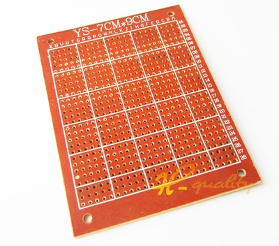 2 STCK. 7x9 cm Zum Selbermachen Breadboard Gemeinsame Leiterplatte Platine Prototyp Leiterplatte