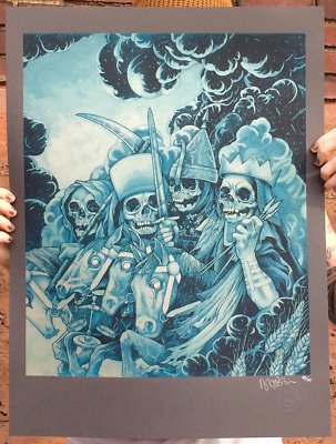 John Baizley Metallica Four Horsemen 2016 Signed Numbered