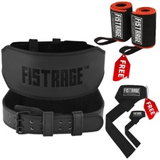 FISTRAGE Weightlifting leather belt supports ...