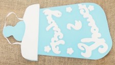 Jumbo X Large Baby Shower Sign Words Letters Foam Fomi Decoration Party Decor