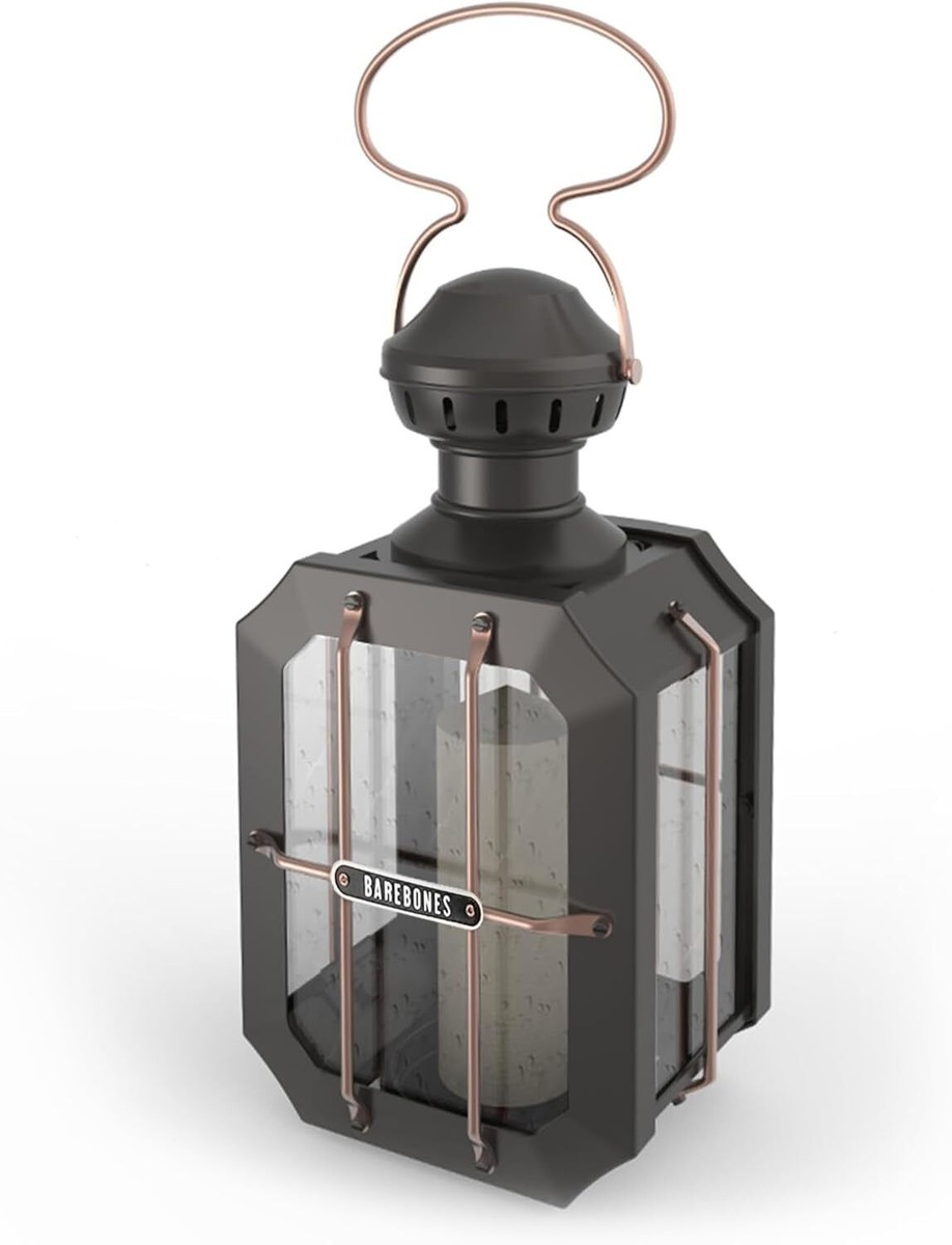 BAREBONES ベアボーンズ BOX CANDLE LANTERN Amazon.com: Barebones Box Candle Lantern – Vintage Steel