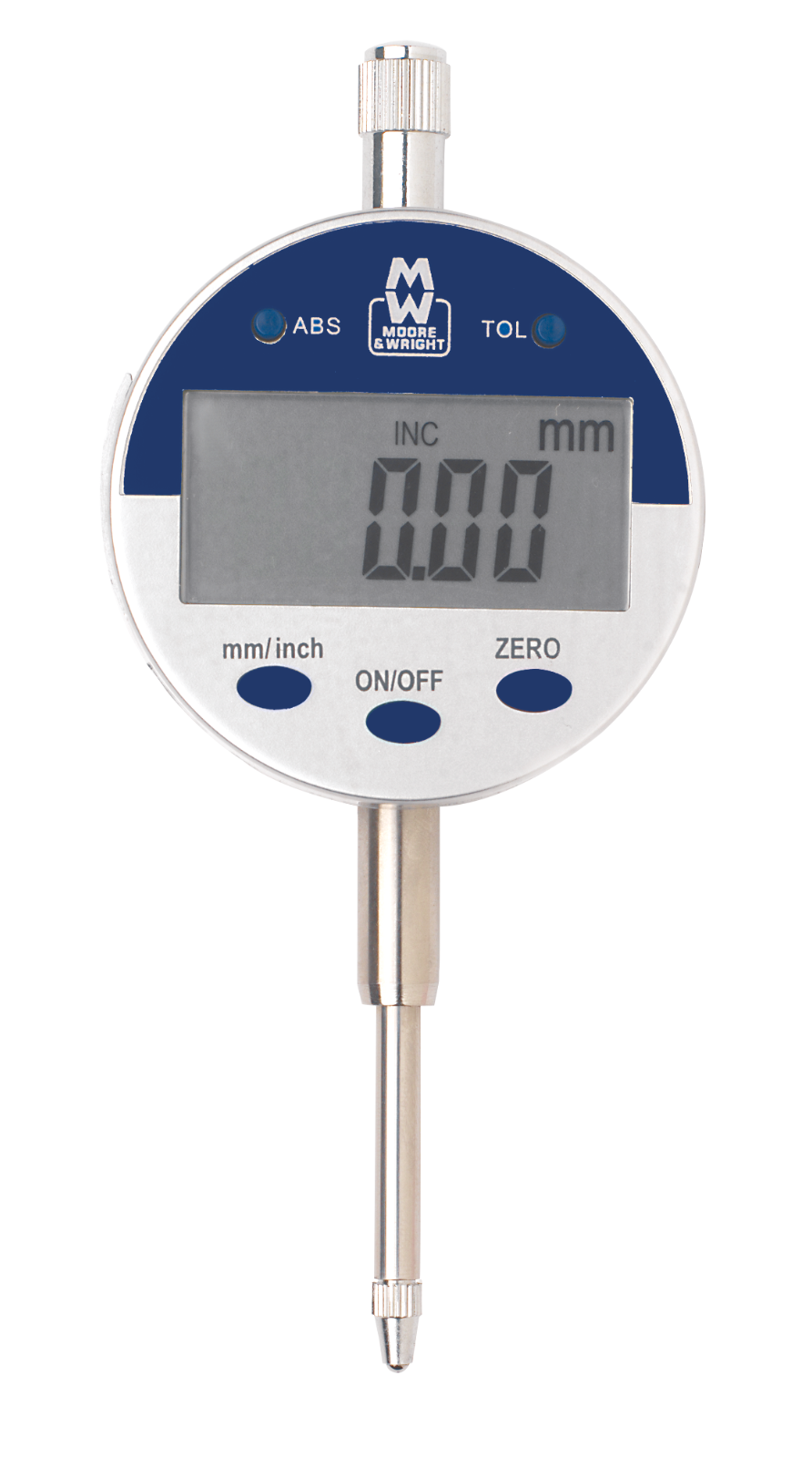 Moore & Wright DTI Digital Dial Test Indicator 0-12.7mm/0.5"" MW405-04DB