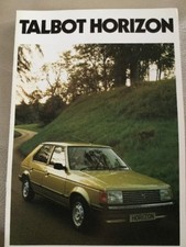 Talbot Horizon Car Brochure - September 1980
