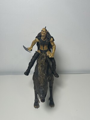 Herr der Ringe Sharku Ork und Warg Beast Actionfigur Toy Biz lesen (H5)