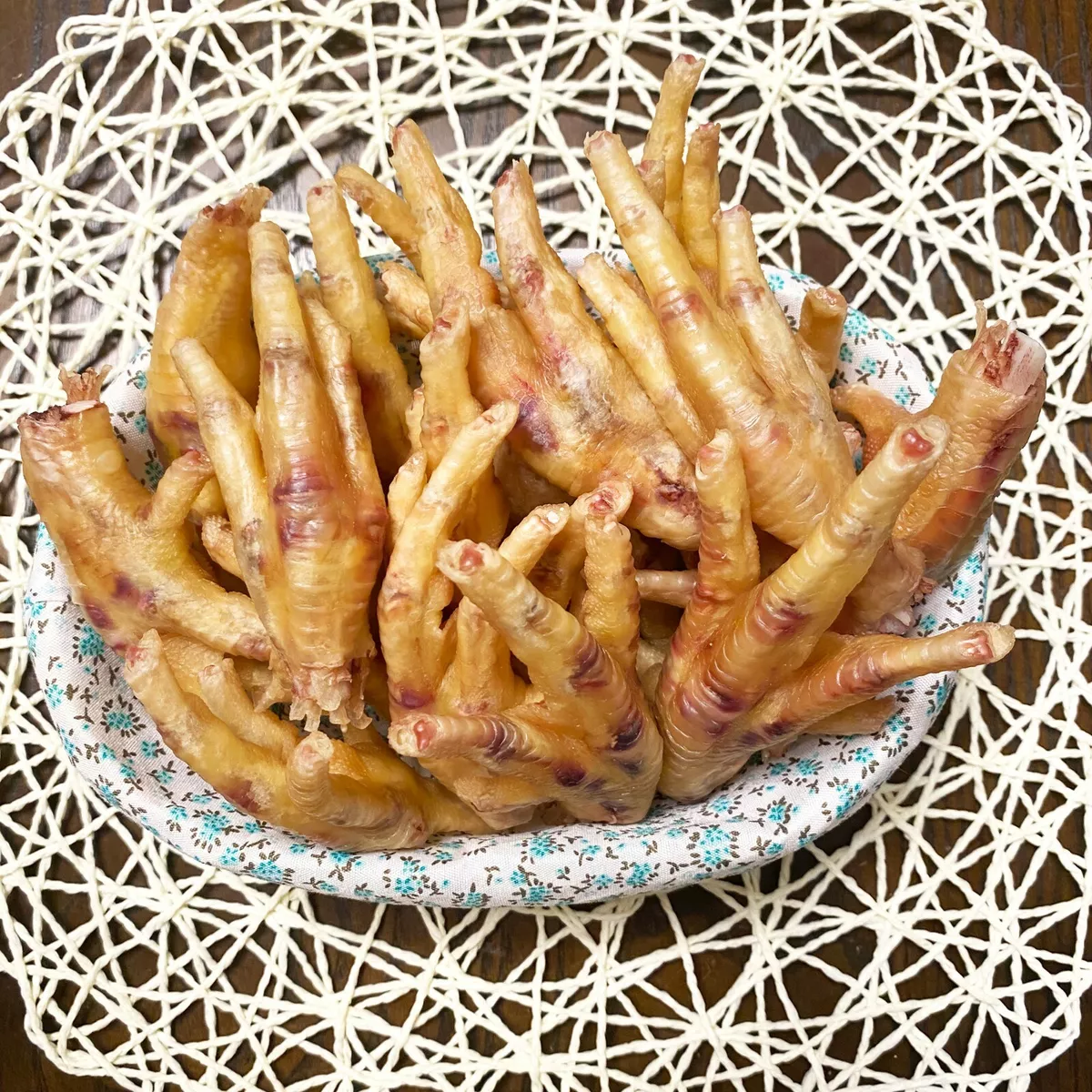 Homemade chicken top dog training treats