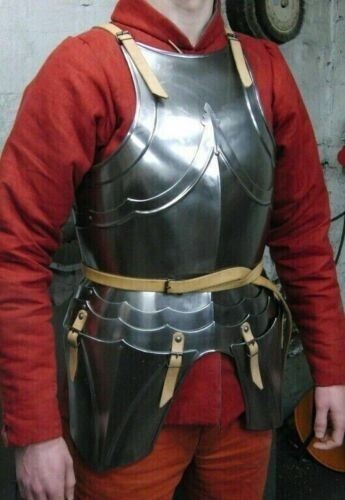 18GA Steel Medieval Knight Cuirass Jacket/Upper Body Breastplate Armor - Picture 1 of 4