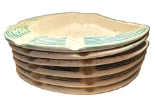 Lot of Ashtrays (6) Bell of California 1050 MCM White Gold Glitter PET RESCUE