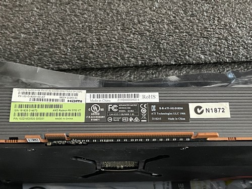 Sapphire AMD RX 5700 XT 8GB Graphics Card Reference Blower Fan - Picture 9 of 10