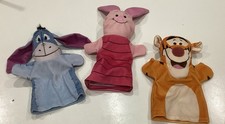 Disney Baby Melissa  Doug Lot of 3  Piglet Tigger Eyore Hand Puppets
