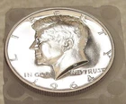 1964 Kennedy   Proof 90% Silver     Blazing Luster #504 - 4