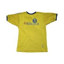 Vintage Y2K Nike Club America 60 America Anniversary T-Shirt #8 Made in Mexico M