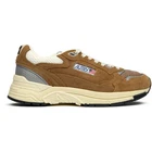 Autry Mens Hyperway Low Running Style Sneakers Brown