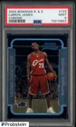 2003 Bowman Chrome R & S #123 LeBron James Cavaliers RC Rookie PSA 9 MINT