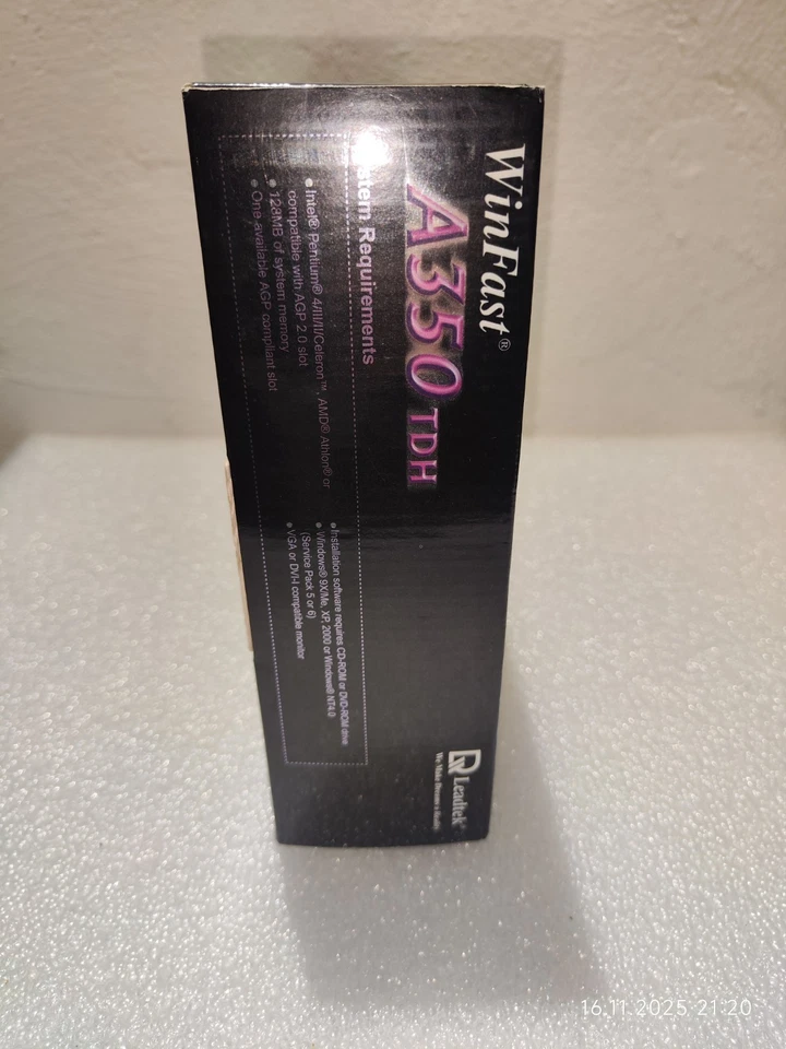 Leadtek GeForce FX 5900 LX 128mb OVP AGP super rare getestet Sammlerauflösung - Image 3 of 4