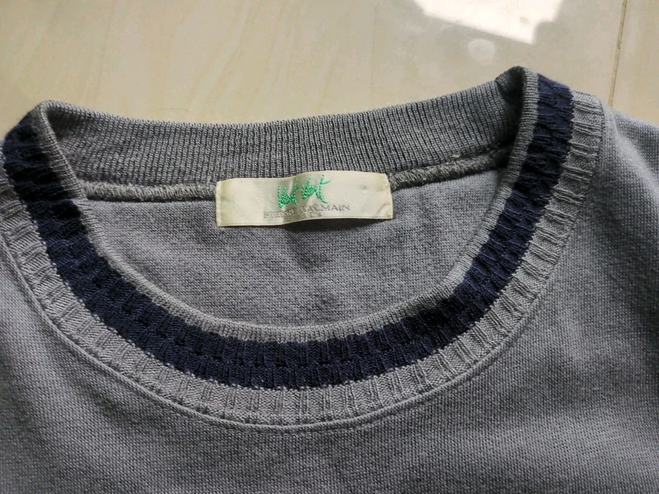 Винтажный свитшот 90-х Pierre Balmain Vent Vert хлопок размер средний редкий  - Изображение 3 из 4