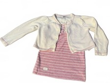 Janie and Jack cream and pink sweater 2T
