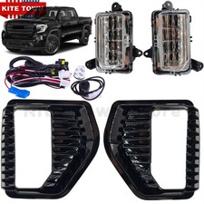 Fog Lights Kit W Covers Switch For Gmc Sierra 1500 2019-2021 1500 Limited 2022