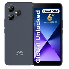 4G Cell Phone - New Android 14 Go Edition Smartphone, 6" Display, 2GB+32GB (2...