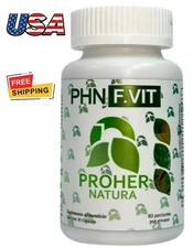 PROHER NATURA PHN Figura F VIT 100% NATURAL QUEMADOR DE GRASA!! 90 Cap Exp 08/26