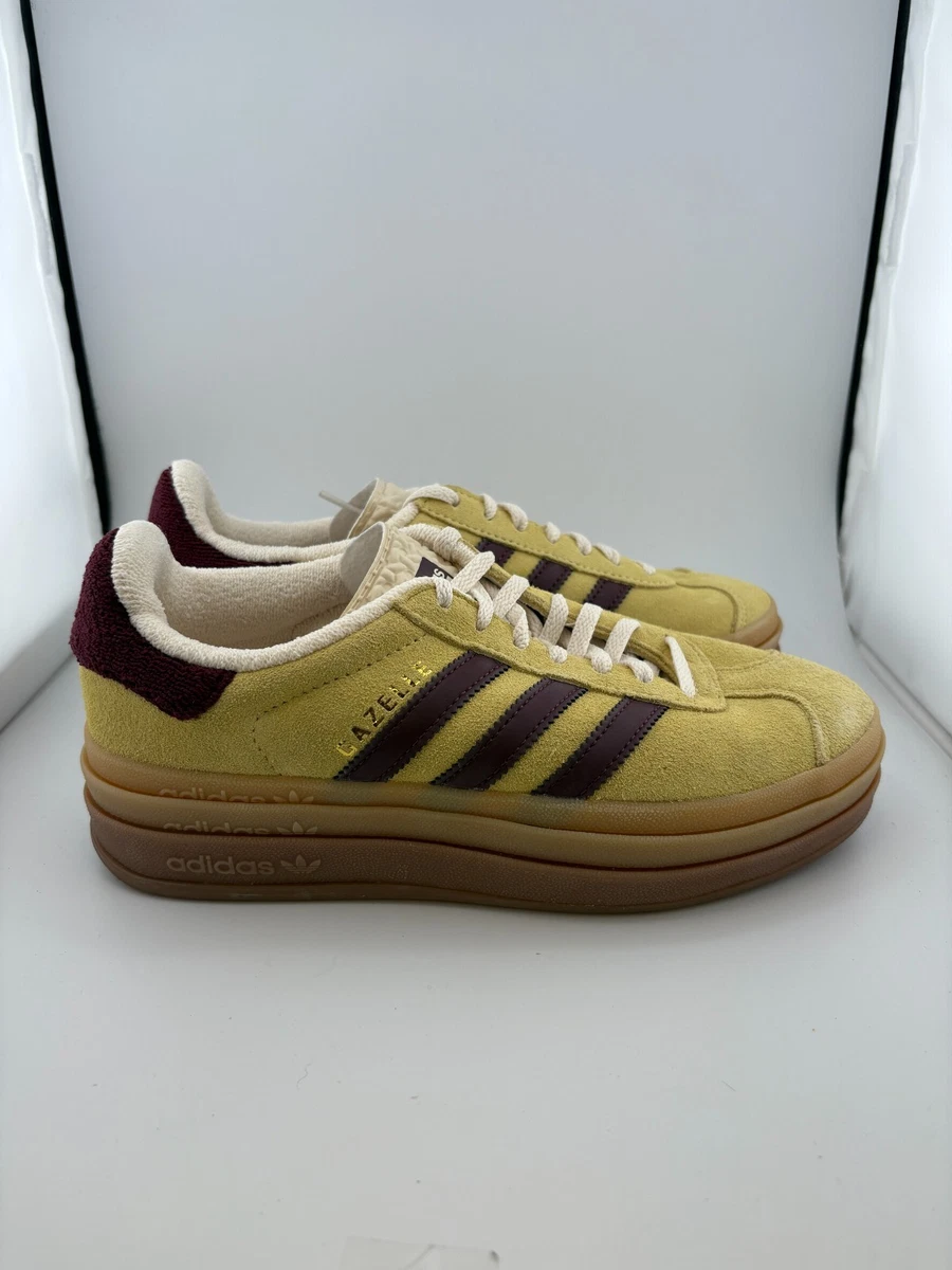 adidas gazelle silver green womens Adidas Gazelle Indoor Semi Blue Burst & Yellow (Women's) (IE2960)