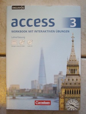 English G access 3 Workbook Lehrerfassung mit Lösungen und 2  CDs  Cornelsen