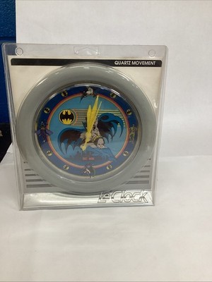 VINTAGE BATMAN ELECTRO OPTIX LE WALL CLOCK  - QUARTZ MOVEMENT - New
