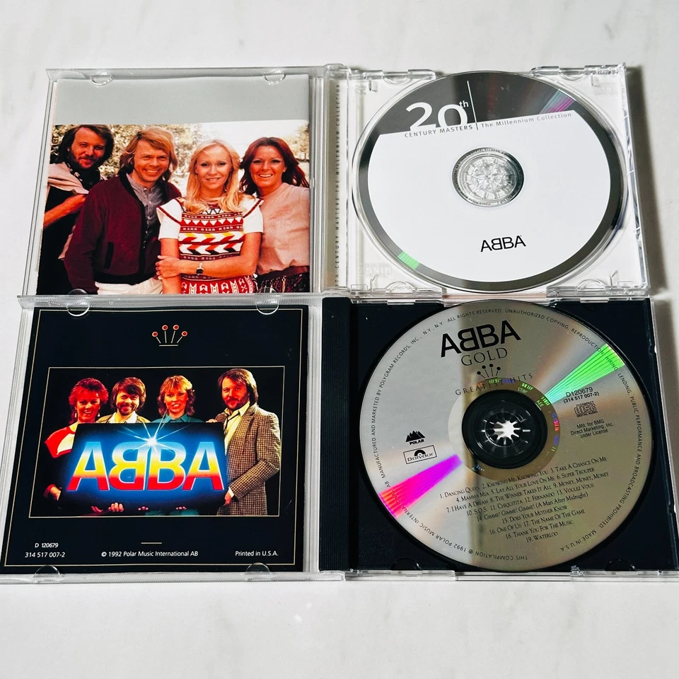 ABBA - CD Lot of 2 - Gold Greatest Hits - Millennium Collection Foto 2 de 4