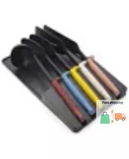 Elevate Utensils Store 5-Piece Utensil Set with in-Drawer Storage Tray