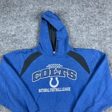 Indianapolis Colts Hoodie Kids XL 18-20 Blue NFL Football Pullover