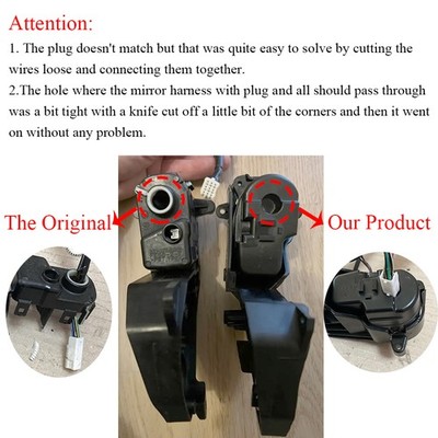 RH Rearview Mirror Fold Motor Actuator For Mazda CX-3 CX3 15-22