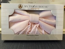 My Texas House Fiocco Decorativo Oversized Gingham Rosa 24”x48” SPEDIZIONE VIRALE AL PIÙ PRESTO 🎀