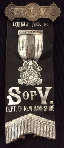 Vintage SUVCW Ribbon Col A. F. Holt Camp No. 16 Dept. of New Hampshire