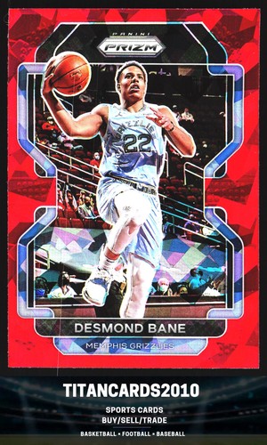 Desmond Bane [Red Ice Prizm] #215 2021 Panini Prizm card