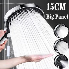 Handheld Shower Head with 1.5m Hose High Pressure Bathroom Spray Set Chrome
