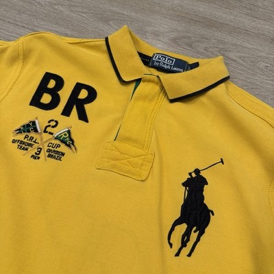 Polo Ralph Lauren Rugby Polo Shirt Men's M Brazil PRL Cup