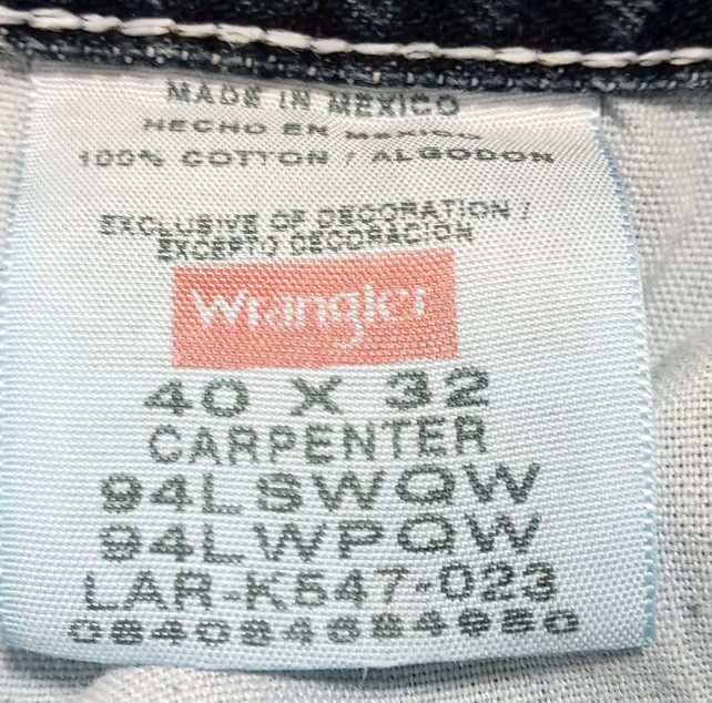 Upcycled Patchwork Carpenter Jeans Hand Stitched … - image 14