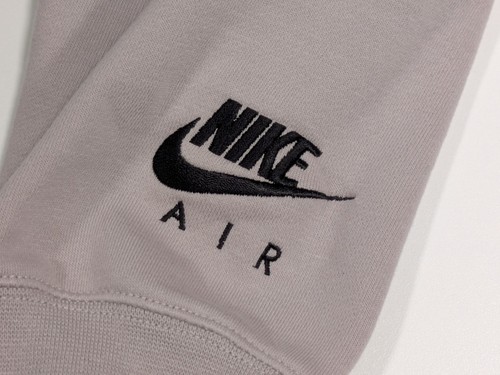 Nike Air Hoodie Mens XXL Gray Center Swoosh Logo Spellout Pullover Y2K - Picture 11 of 11