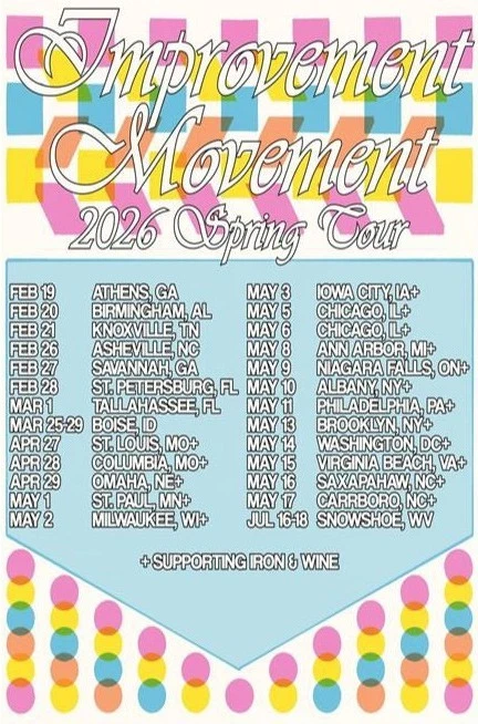 Improvement Movement Spring Tour 2026 Vertical Poster