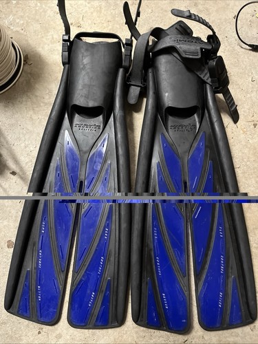 Atomic Aquatics Splitfin M Scuba Diving Fins Batten Flex Control Nature's Wing