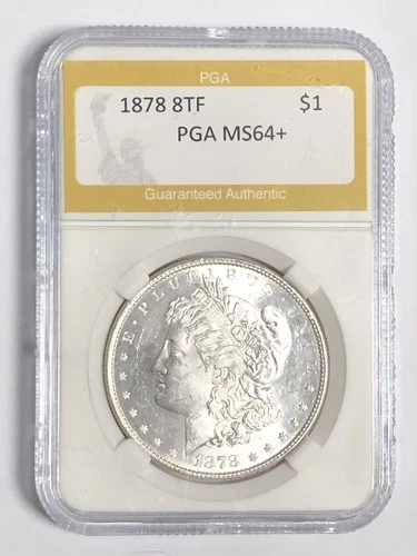 1878 8TF MORGAN "-BU/MS HIGH GRADE" - BEAUTIFUL COIN/HIGH POINTS/PL/ 749,500💥 ✅